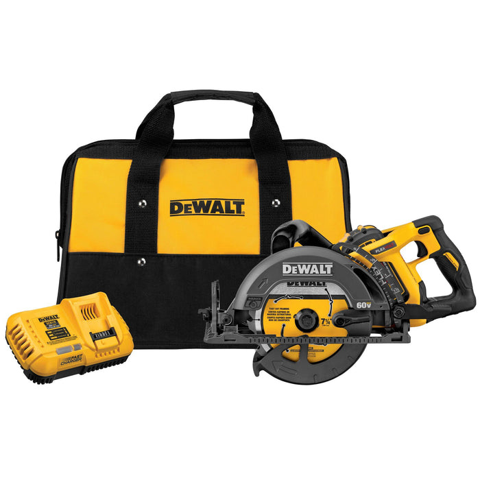 DeWalt FLEXVOLT 60V MAX 7-1/4" Worm Drive Circular Saw Kit