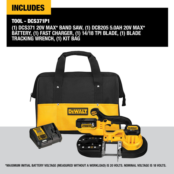 DeWalt 20V MAX Bandsaw Kit