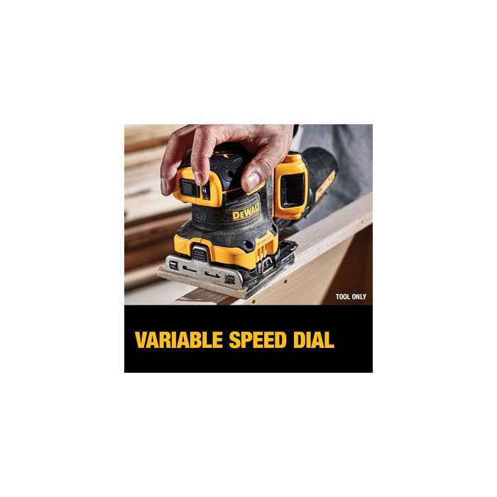 DeWalt 20V MAX XR Cordless 1/4 Sheet Variable-Speed Sander - Tool Only