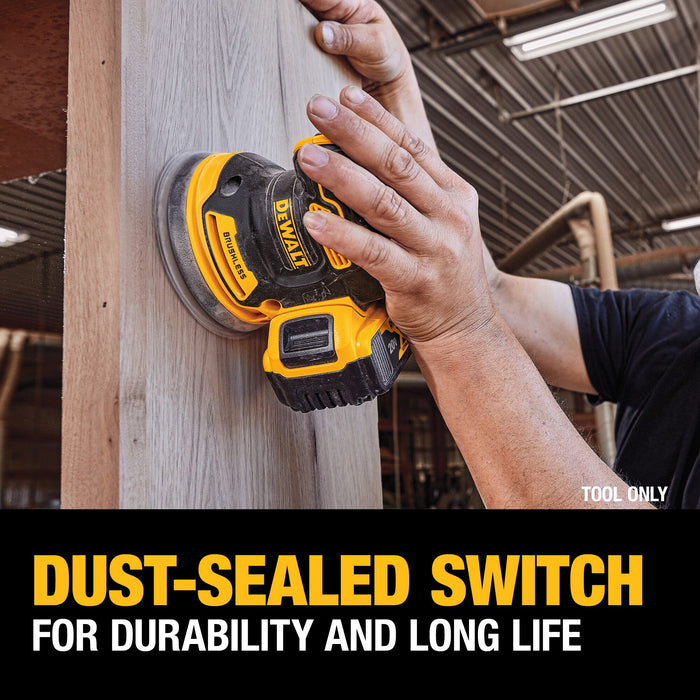 DeWalt 20V XR Brushless Random Orbital Sander - Tool Only