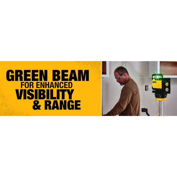 DeWalt 360° Green Beam Cross Line Laser