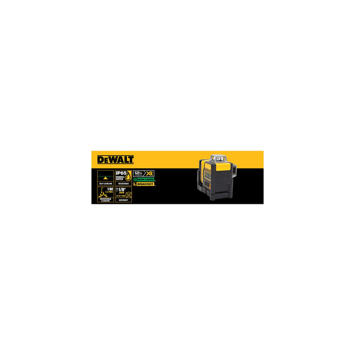 DeWalt 12V MAX 2 x 360° Green Line Laser