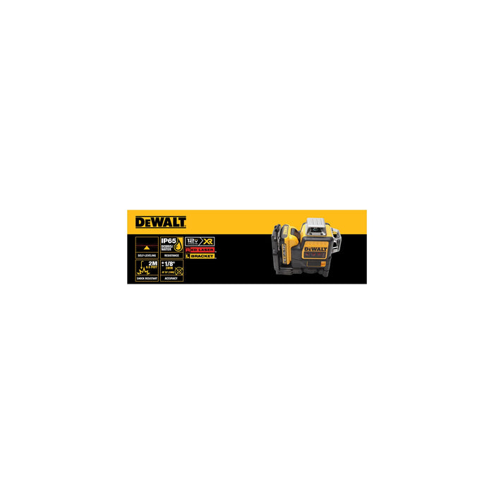 DeWalt 12V MAX 2 x 360° Red Line Laser