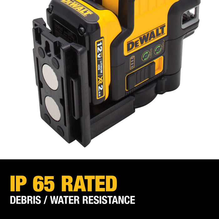 DeWalt 12V MAX 5-Spot + Cross Line Green Laser