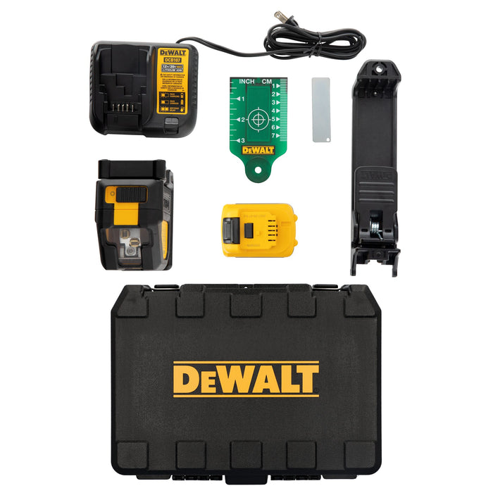 DeWalt 12V MAX 5-Spot + Cross Line Green Laser