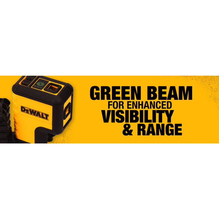 DeWalt 3-Spot Green Laser Level