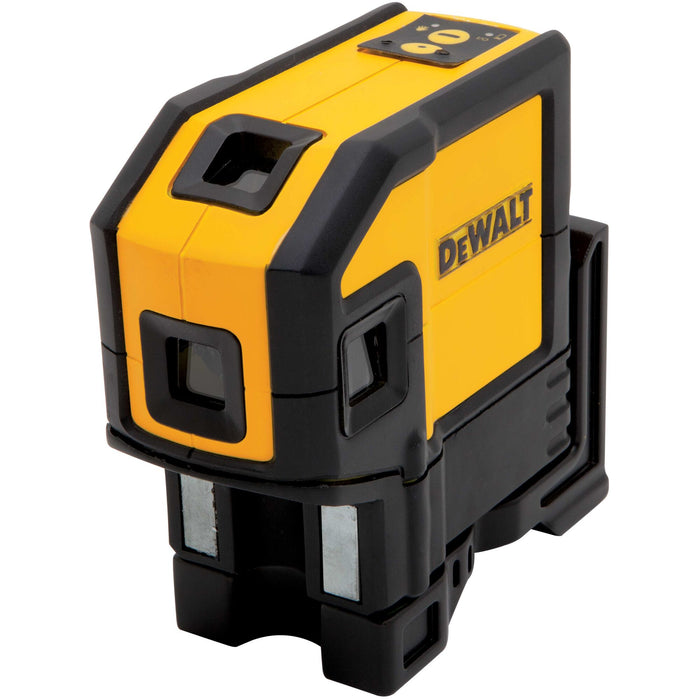 DeWalt Red Self-Leveling 5-Spot & Horizontal Line Laser Level