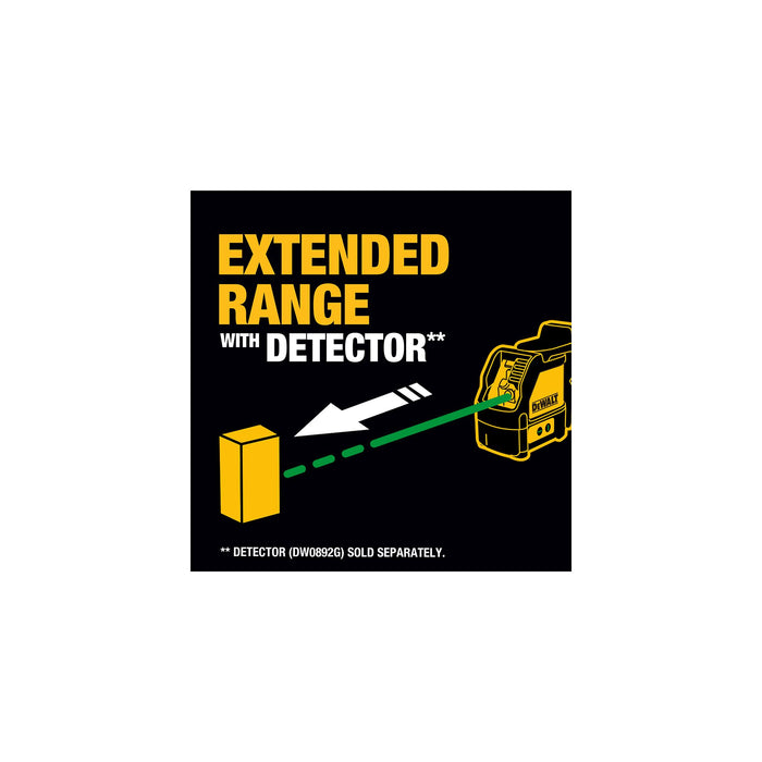 DeWalt Green Cross Line Laser Level