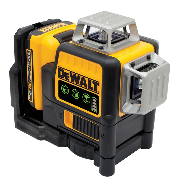 DeWalt 12V MAX 360° Green Beam 3 Line Laser Level