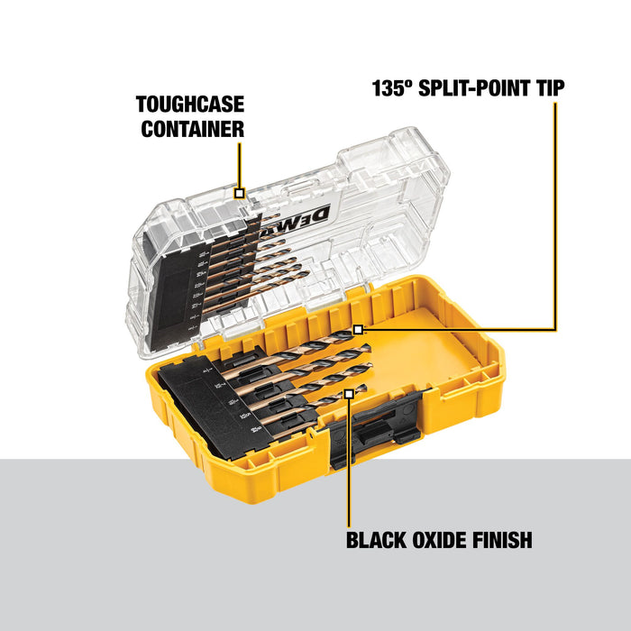 DeWalt 13 pc. Black Oxide Drill Bit Set