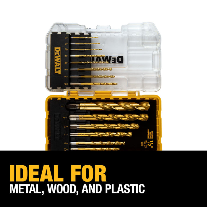 DeWalt 14 pc. Titanium Speed Tip Drill Bit Set