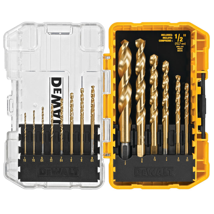 DeWalt 14 pc. Titanium Speed Tip Drill Bit Set