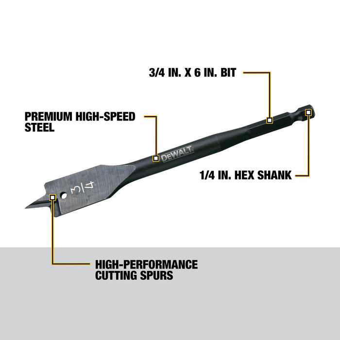 DeWalt Heavy Duty Spade Bit