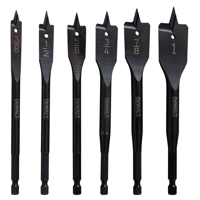 DeWalt 6 pc. Heavy Duty Spade Bit Set