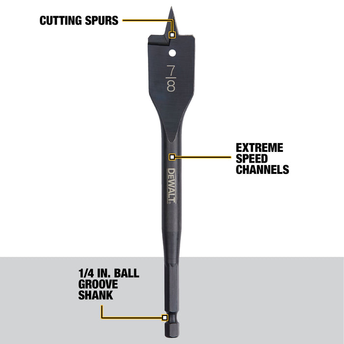 DeWalt 6 pc. Heavy Duty Spade Bit Set