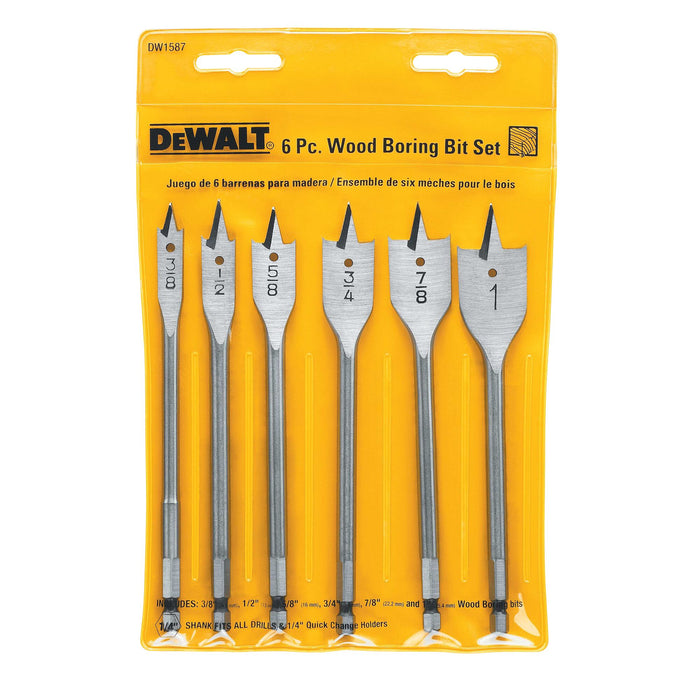 DeWalt 6 pc. Heavy Duty Spade Bit Set