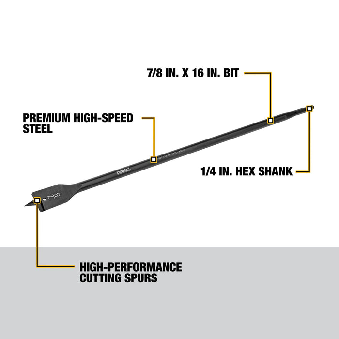 DeWalt Heavy Duty Spade Bit