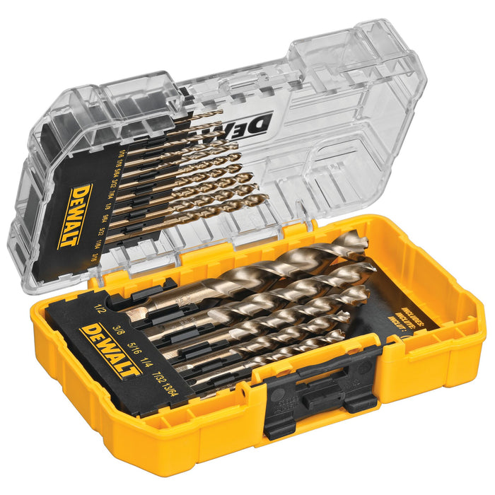 DeWalt PILOT POINT® Drill Bit Set w/ ToughCase®+