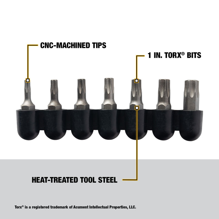 DeWalt 7 pc. Torx® Bit Set