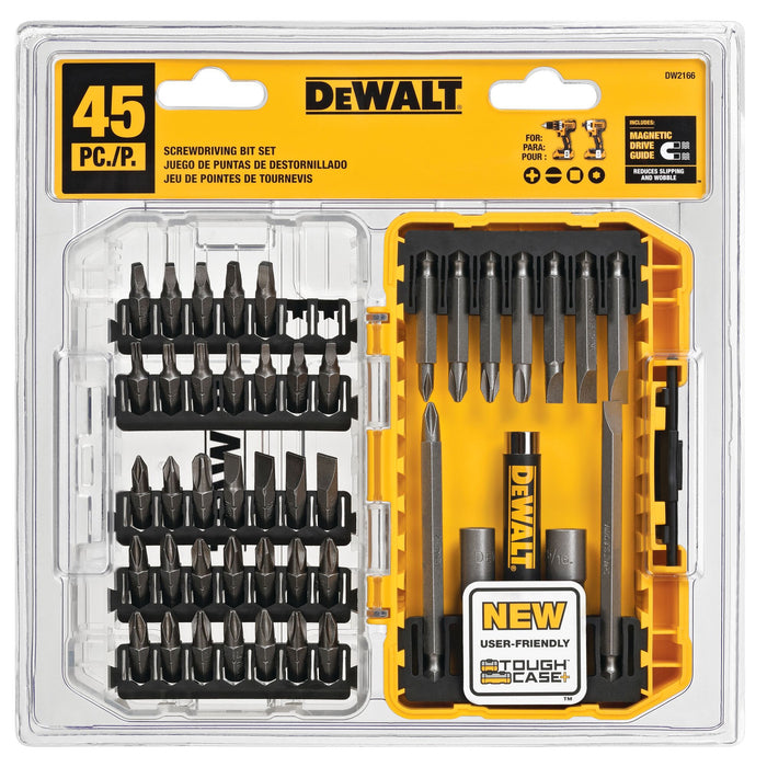 DeWalt 45 pc. Screwdriving Bit Set w/ ToughCase®+