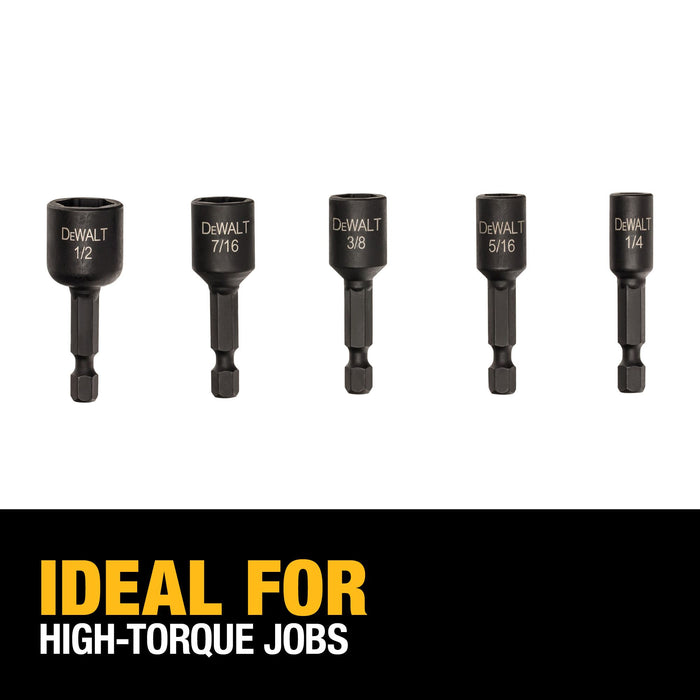 DeWalt 5 pc. IMPACT READY® Magnetic Nut Driver Set