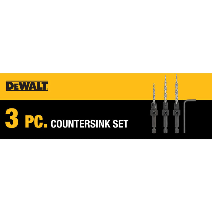 DeWalt 3 pc. Countersink Set (#6, #8, #10)