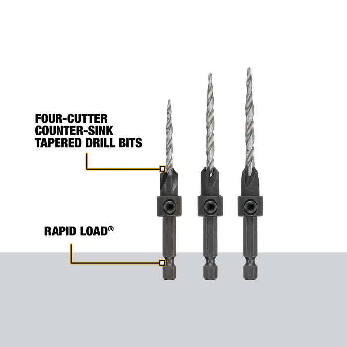 DeWalt 3 pc. Countersink Set (#6, #8, #10)