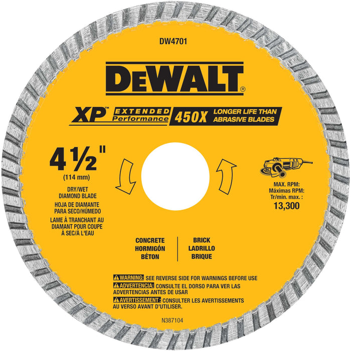 DeWalt XP™ Turbo Diamond Blade