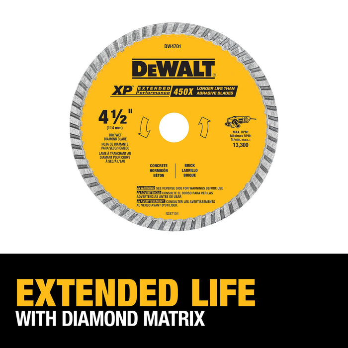 DeWalt XP™ Turbo Diamond Blade