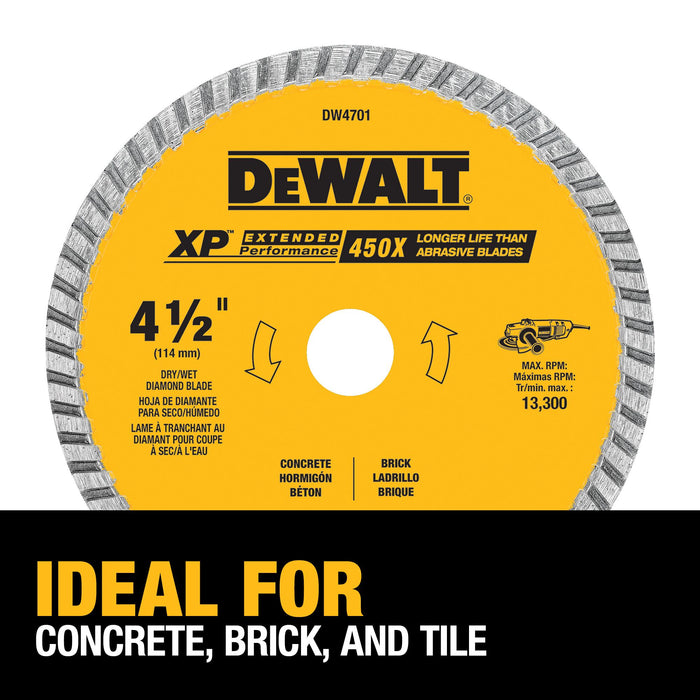 DeWalt XP™ Turbo Diamond Blade