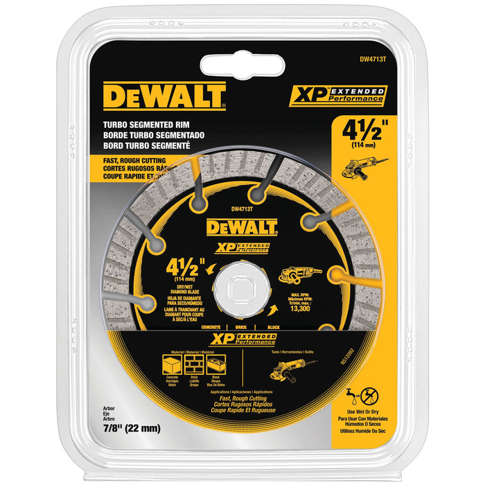 DeWalt XP™ Turbo All-Purpose Segmented Diamond Blade