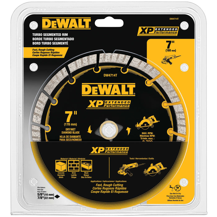 DeWalt XP™ Turbo All-Purpose Segmented Diamond Blade