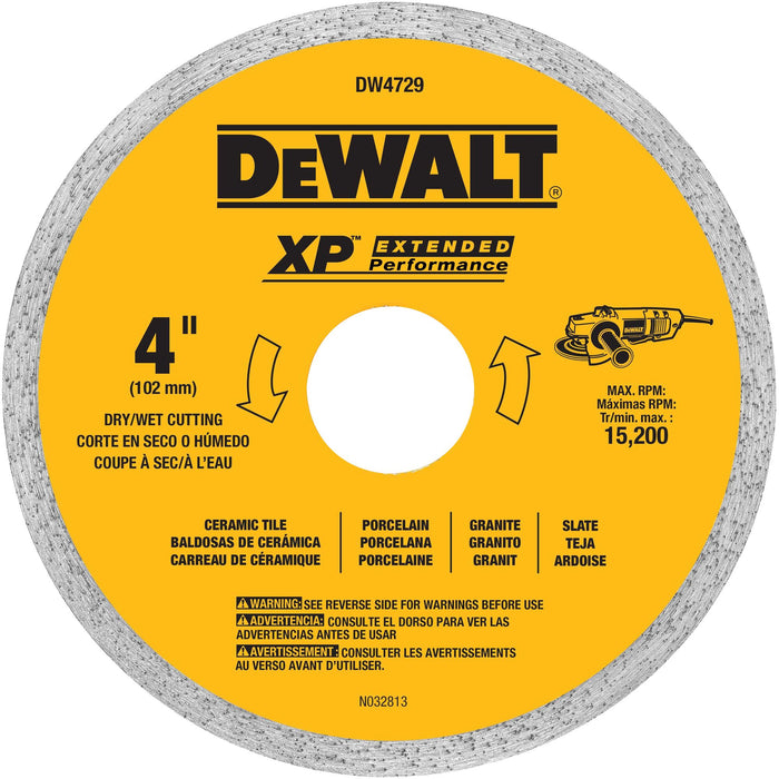 DeWalt XP™ Diamond Tile Blade - 4"