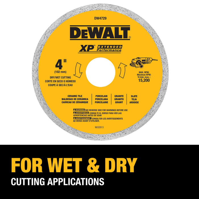 DeWalt XP™ Diamond Tile Blade - 4"