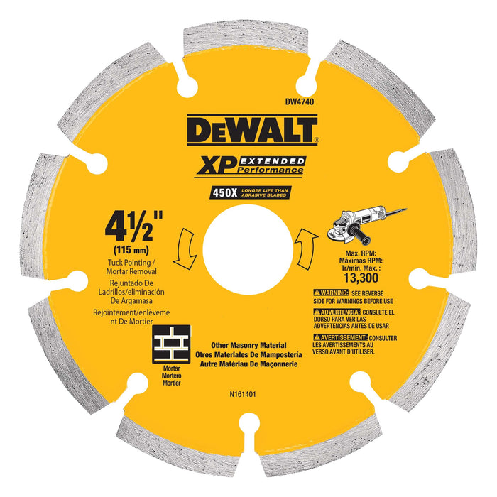 DeWalt XP™ .250 Tuck Pointing Diamond Blade