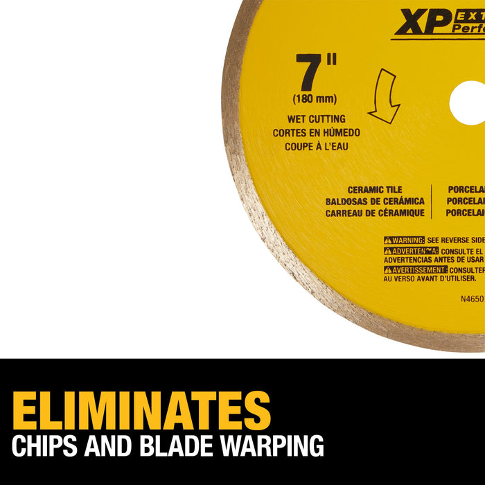 DeWalt XP™ Wet/Dry Ceramic Tile Diamond Blade