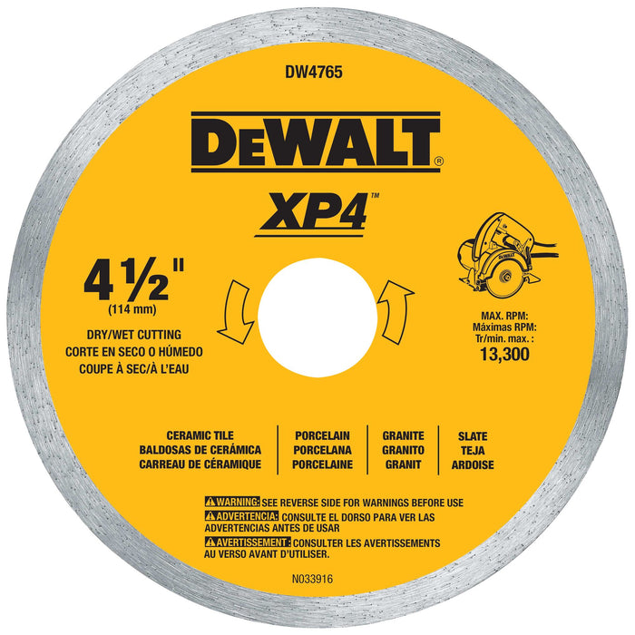 DeWalt XP4 Premium Porcelain Tile Diamond Blade