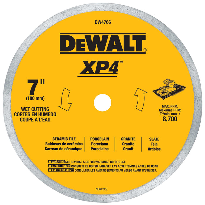 DeWalt XP4 Premium Porcelain Tile Diamond Blade