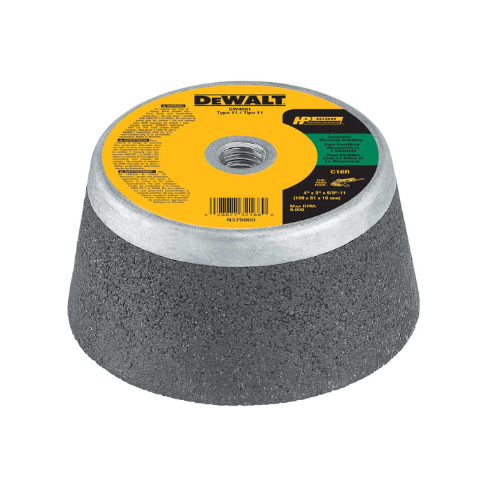 DeWalt Masonry Grinding Cup Wheels (Type 11) - 4" x 2"