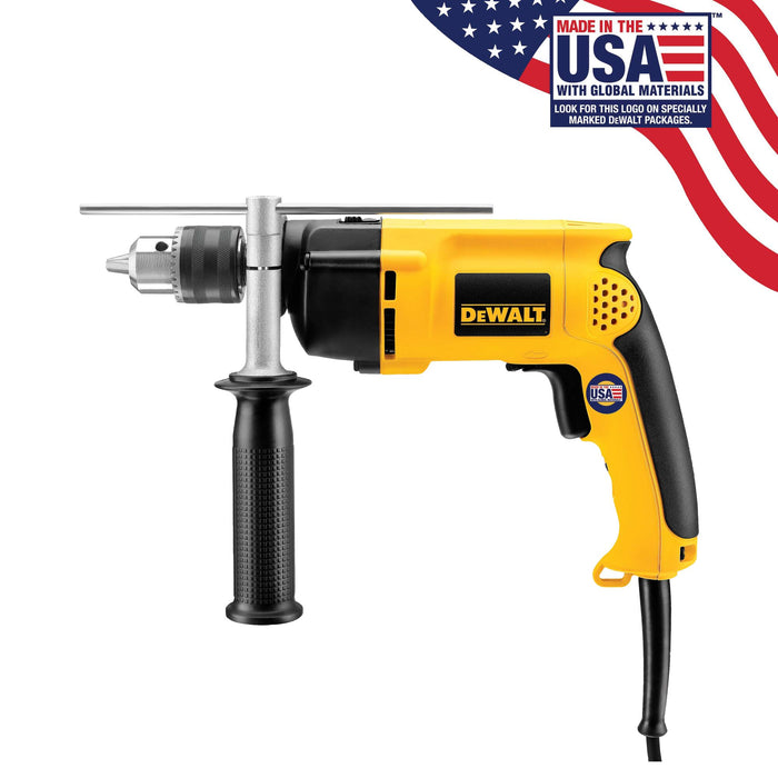 DeWalt VSR 1/2" Single Speed 8.5A Hammer Drill