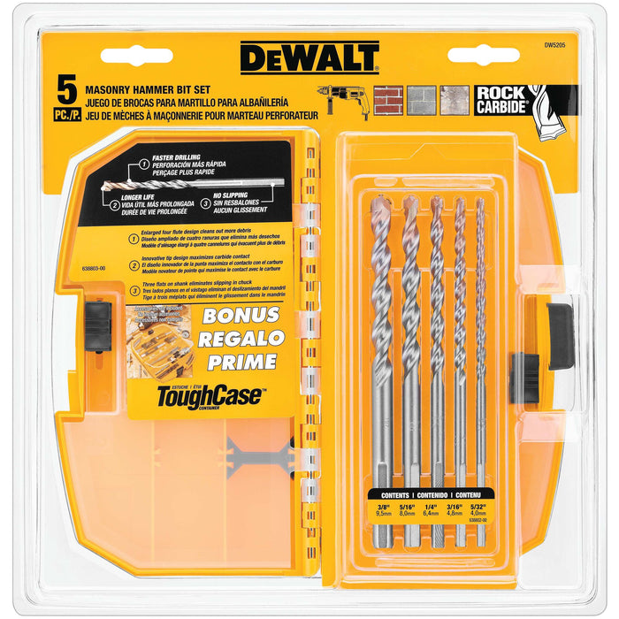 DeWalt 5 pc. Percussion Set w/ ToughCase®