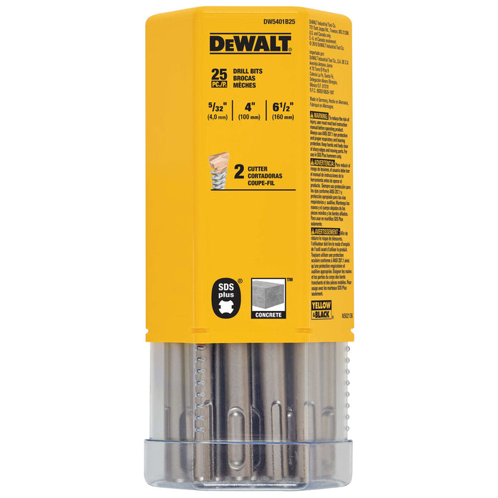 DeWalt SDS Plus Rock Carbide Hammer Bits (Bulk)