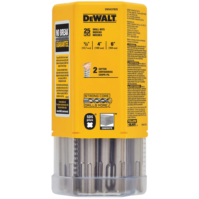 DeWalt SDS Plus Rock Carbide Hammer Bits (Bulk)