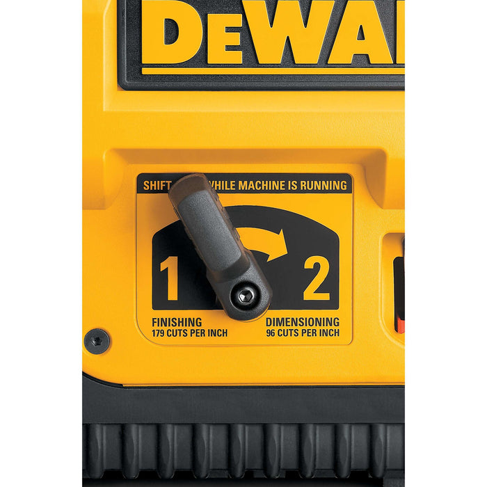 DeWalt 13" Three Knife 2-Speed Thickness Planer