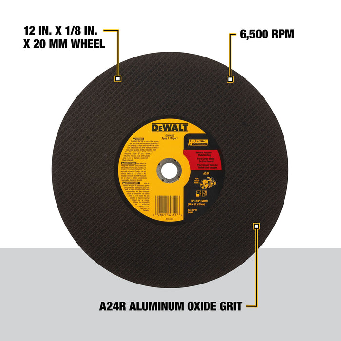 DeWalt Portable Saw Cut-Off Wheel