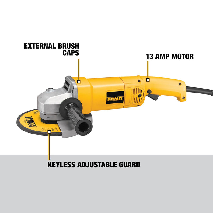 DeWalt 7" (180mm) 13A Medium Angle Grinder