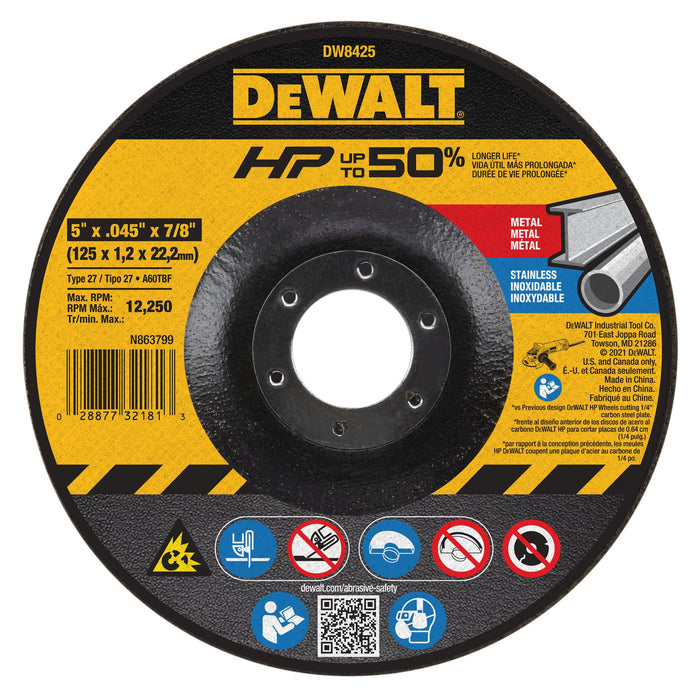 DeWalt Premium Cut-Off Wheel (Type 27)