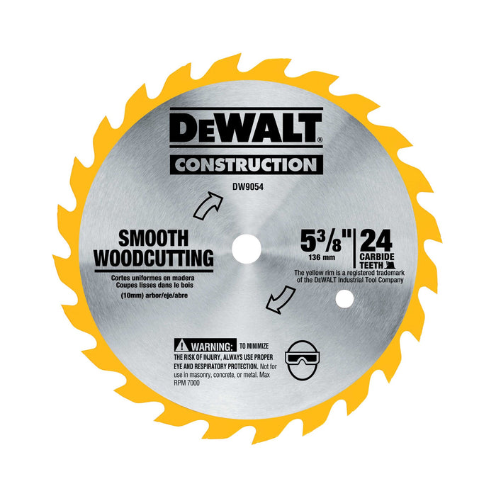 DeWalt SERIES 20™ General Purpose 24T Saw Blade - 5-3/8"