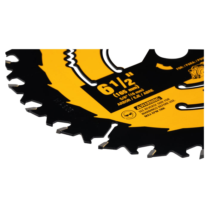 DeWalt 6-1/2" 24T Carbide Circular Saw Blade