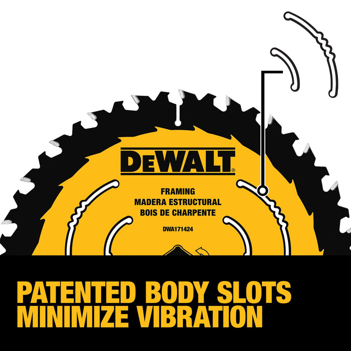 DeWalt 7-1/4" 24T Carbide Circular Saw Blade